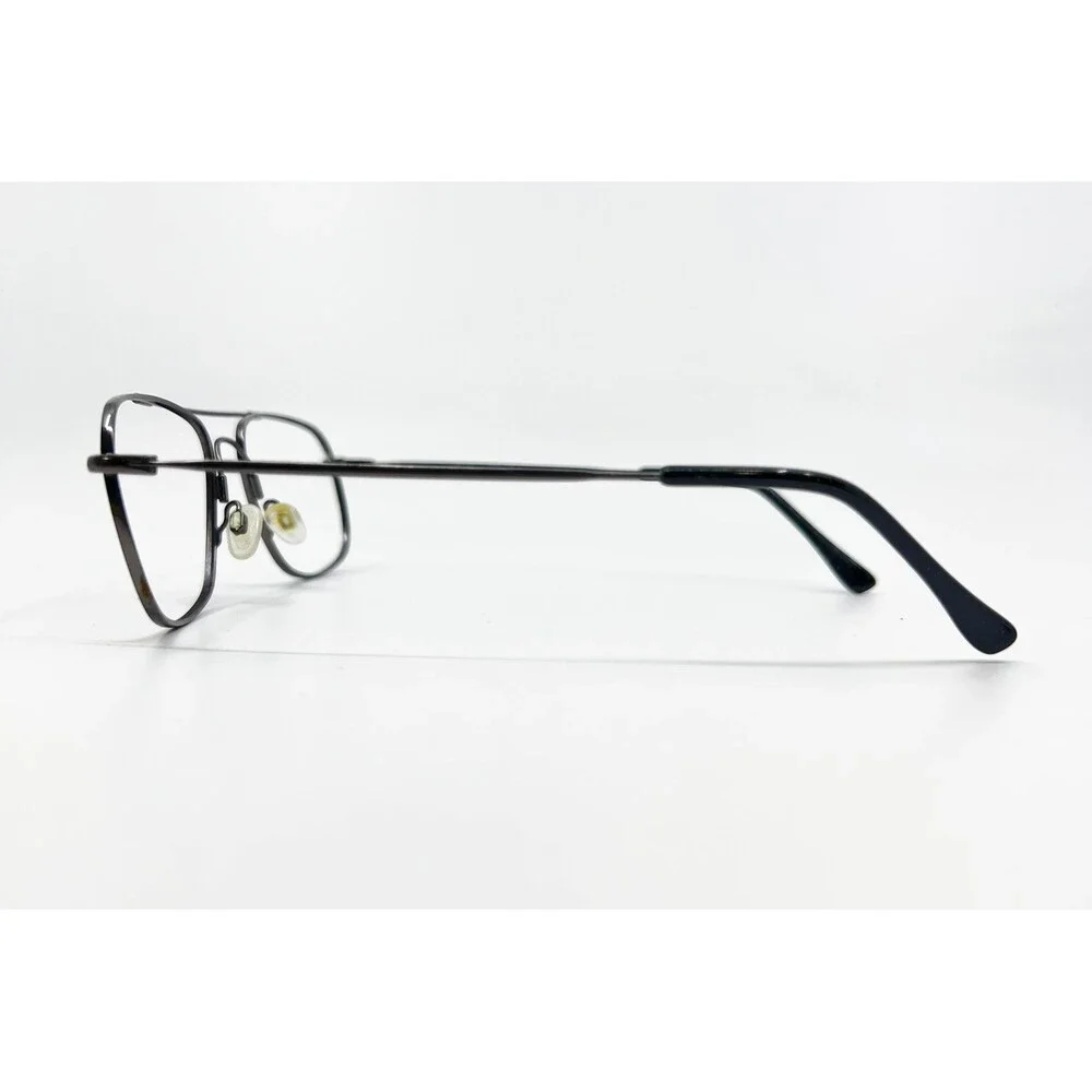 Unbranded Eyeglass Frames Mens Dark Pewter Aviator 2539A 033 57-18-145